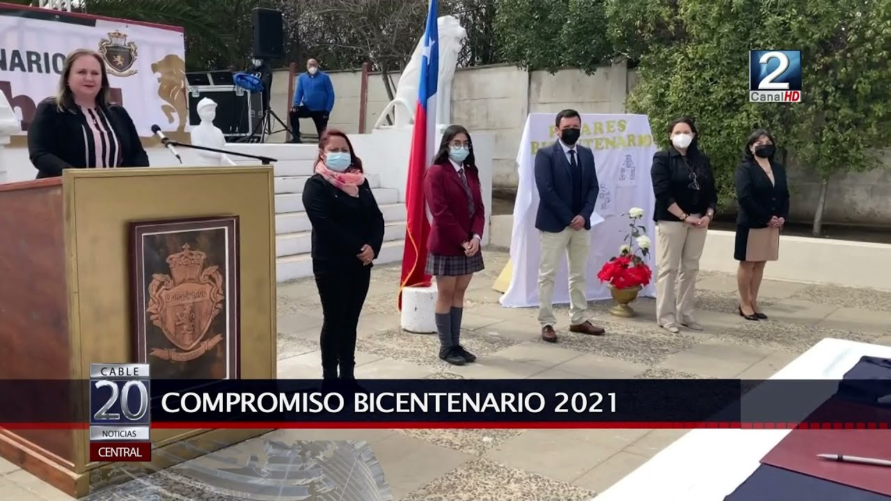 Colegio Bicentenario Lions School Firma Compromiso Bicentenario Canal2